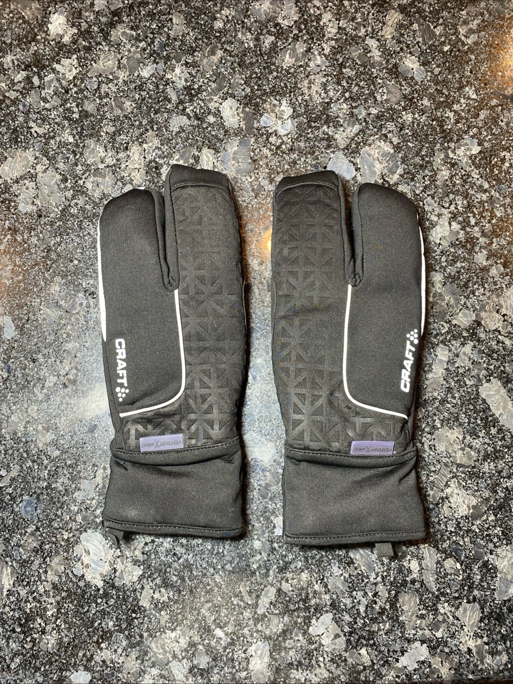 CRAFT Ventair X Wind Split Finger Red & Black Gloves Unisex Medium M Cycling